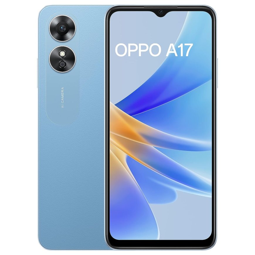 Oppo A17 (Lake Blue, 4GB RAM, 64GB Storage) At just Rs. 11,499 [MRP 14,999]