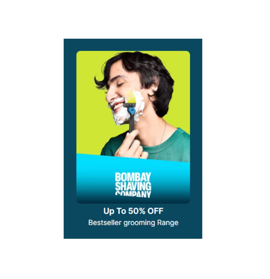 Up to 50% off on Bombay Shaving Company products