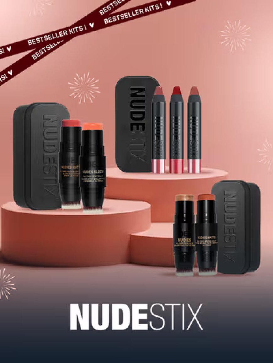 Up to 15% off + Free Gift on Rs. 3000 on Nudestix products