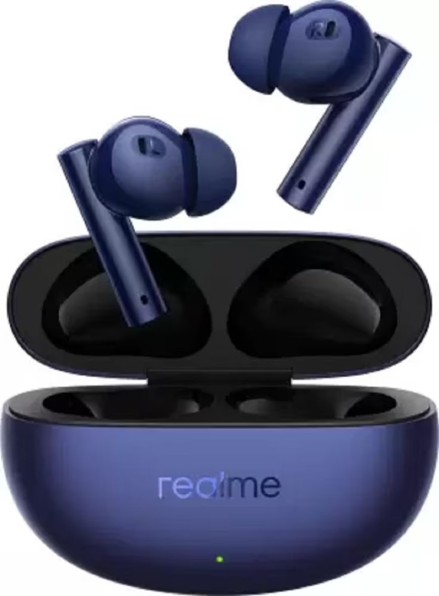 realme Buds Air 5 True Wireless Bluetooth Headset (Deep Sea Blue) At just Rs. 3699 [MRP 5999]