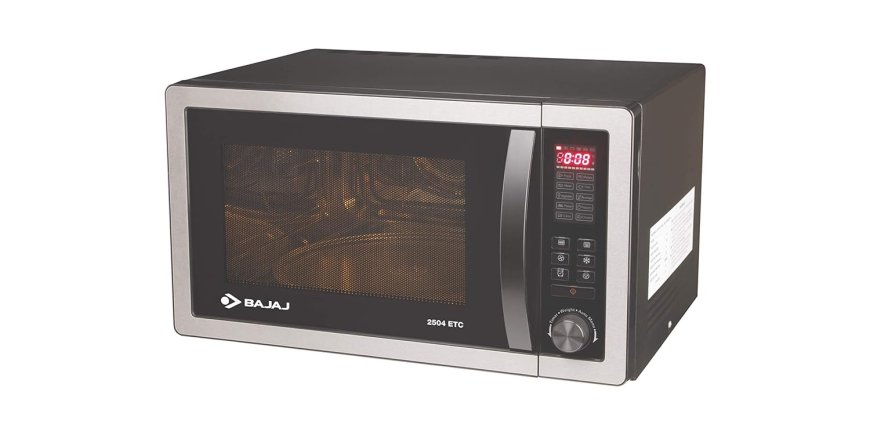 Bajaj 25 L Convection Microwave Oven (Silver Grey) At just Rs. 9198 [MRP 10,450]