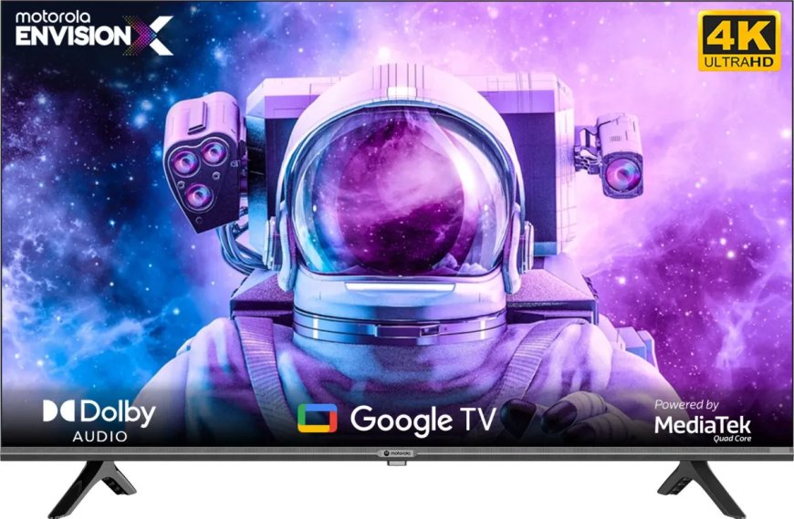 Motorola EnvisionX 127 cm (50 inch) 4K Ultra HD LED Smart Google TV At just Rs. 26,999 [MRP 51,999]