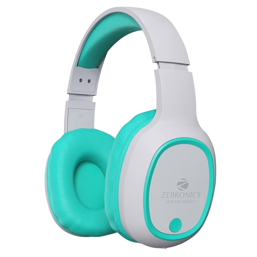 Zebronics Zeb Thunder Bluetooth Headphones (Sea Green) At just Rs. 599 [MRP 1399]