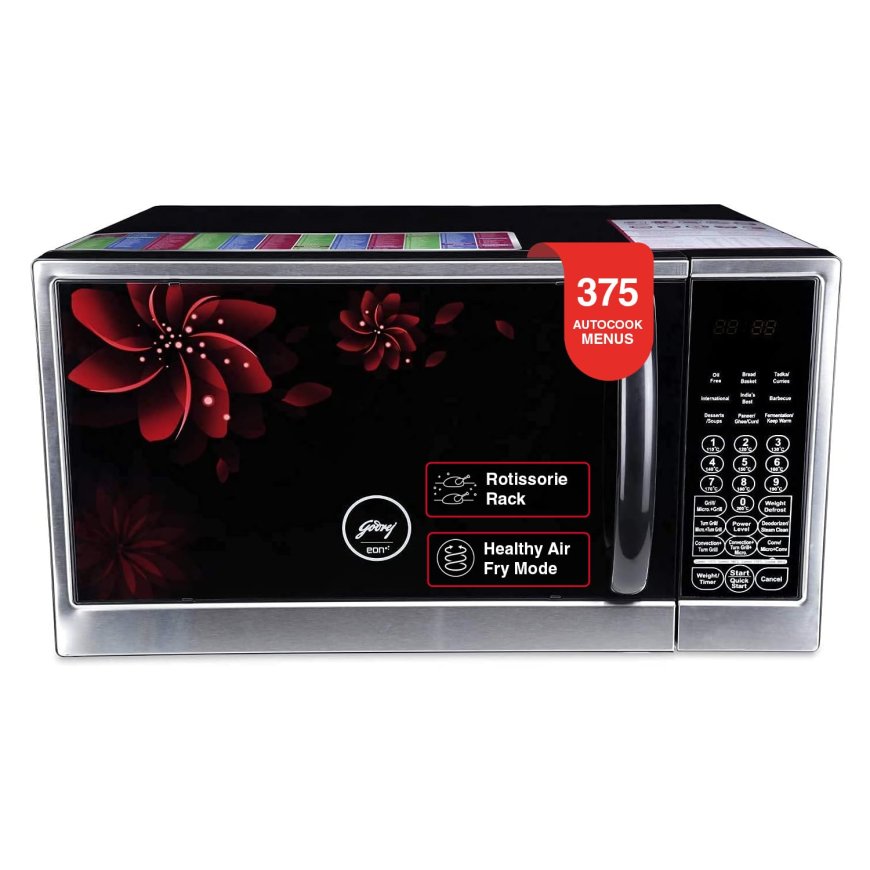 Godrej 30 L Steam Clean Convection Microwave Oven (Red Dahlia) At just Rs. 12,990 [MRP 18,900]