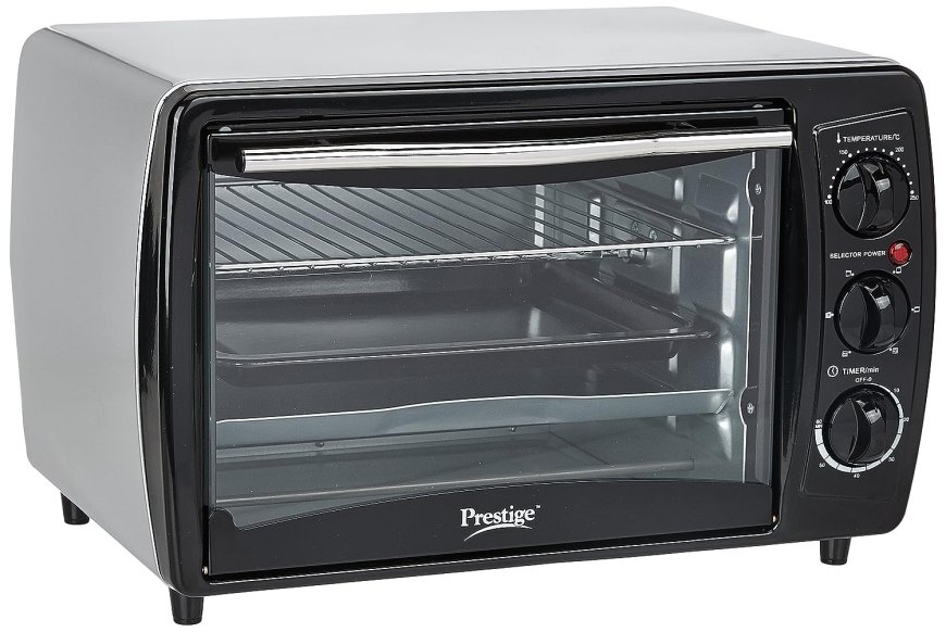 Prestige 19 L POTG 19PCR Oven Toaster Grill (OTG) (Black) At just Rs. 3999 [MRP 6495]