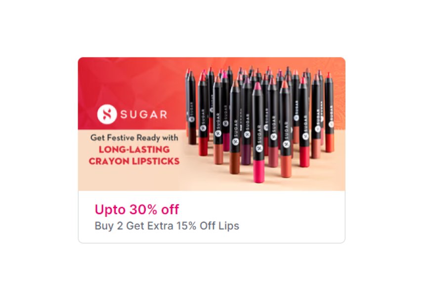 Up to 30% off on Sugar products