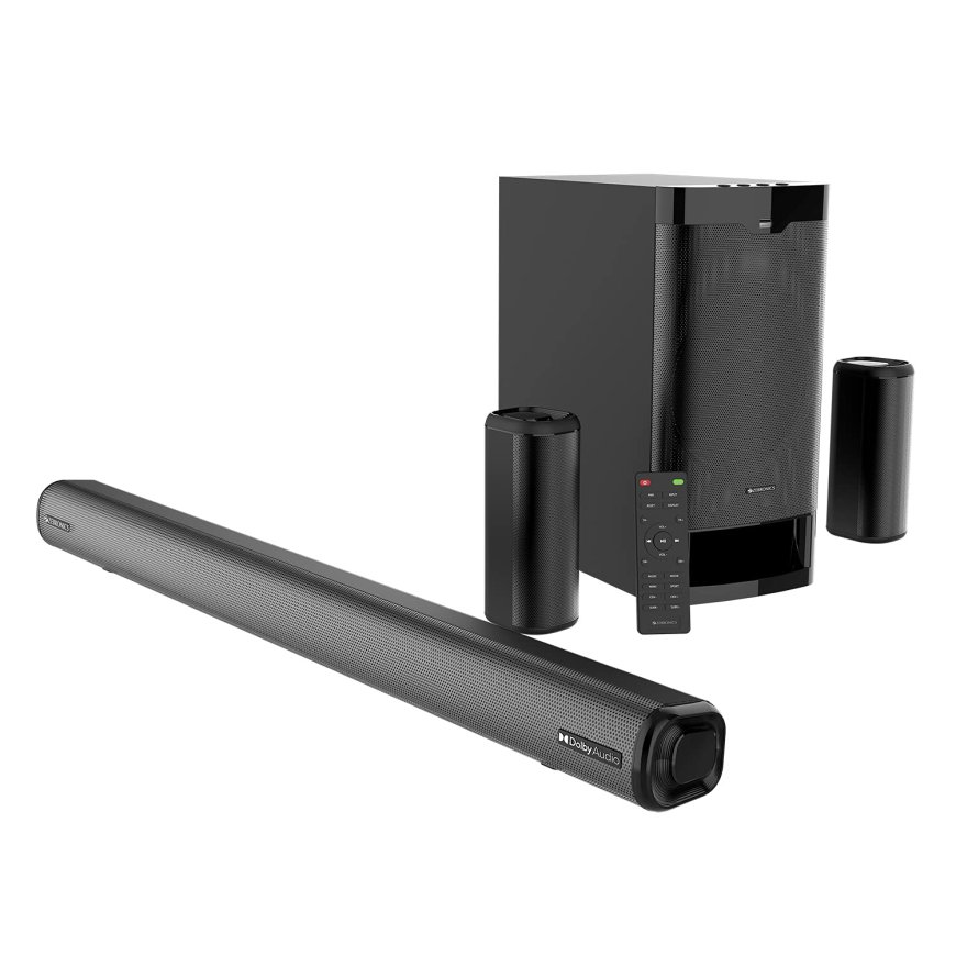 Zebronics Zeb-Juke Bar 9400 Pro 525 W Bluetooth Soundbar (Black) At just Rs. 14,949 [MRP 37,999]