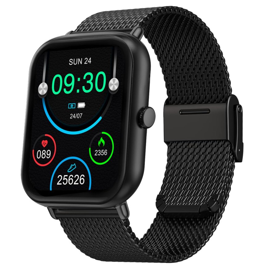 pTron Reflect Ace Bluetooth Calling Smartwatch (Black) At just Rs. 1399 [MRP 4899]