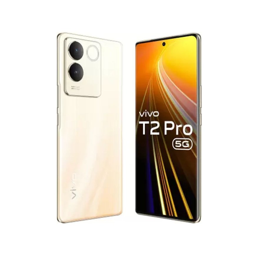 vivo T2 Pro 5G (Dune Gold, 8GB RAM, 256GB Storage) At just Rs. 24,999 [MRP 27,999]