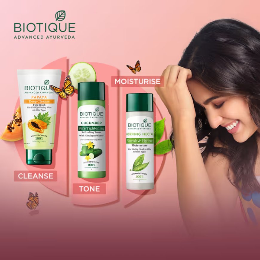 Up to 50% off + Extra 5% off on Rs. 549+ on Biotique products