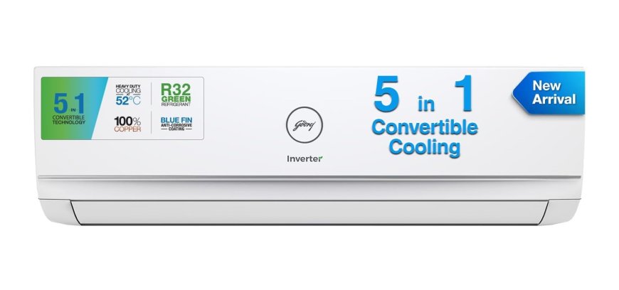 Godrej 1.5 Ton 3 Star 5-in-1 Convertible Cooling Inverter Split AC At just Rs. 31,490 [MRP 45,400]