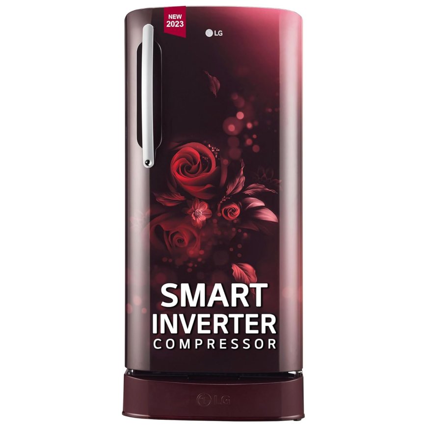 LG 201 L 4 Star Direct Cool Single Door Refrigerator (Scarlet Euphoria) At just Rs. 18,990 [MRP 23,499]