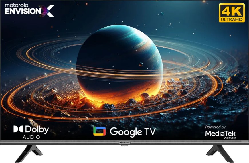 Motorola EnvisionX 140 cm (55 inch) 4K Ultra HD LED Smart Google TV At just Rs. 29,999 [MRP 56,790]