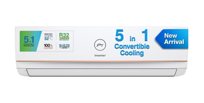 Godrej 1 Ton 3 Star 5-In-1 Convertible Cooling Inverter Split AC At just Rs. 28,990 [MRP 42,900]