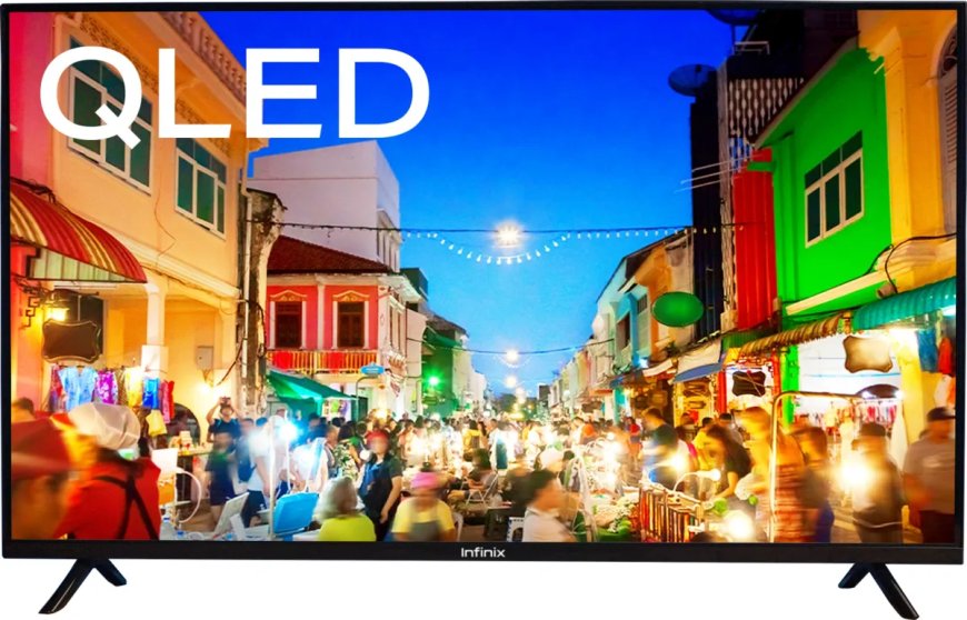 Infinix 140 cm (55 inch) W1 QLED 4K Ultra HD Smart WebOS TV At just Rs. 34,999 [MRP 59,999]