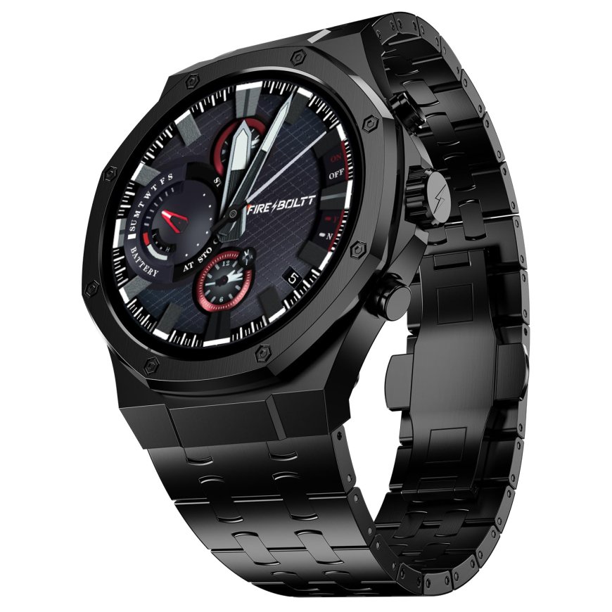 Fire-Boltt Royale Luxury Stainless Steel Bluetooth Calling Smart Watch At just Rs. 4999 [MRP 21,000]