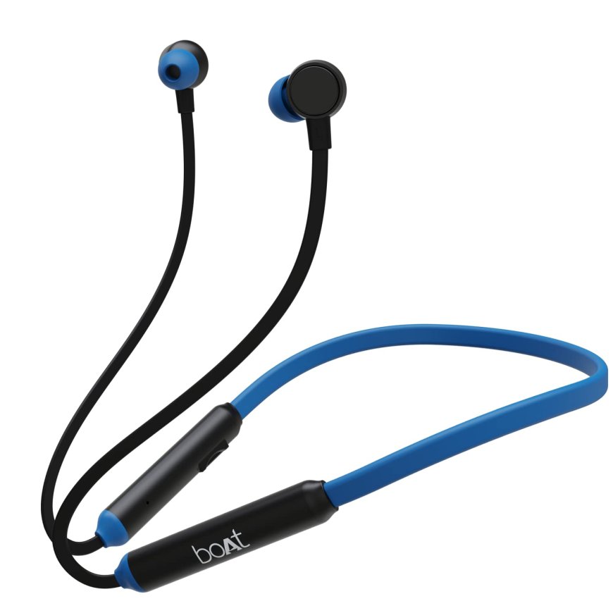 boAt Rockerz 103 Pro Bluetooth Neckband (Blue) At just Rs. 1099 [MRP 2490]