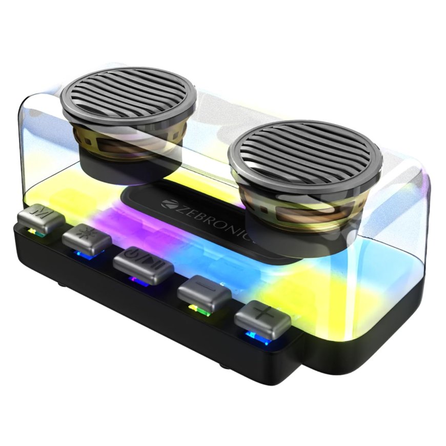 Zebronics Music Bomb 20 15 W Wireless Bluetooth Speaker At just Rs. 1299 [MRP 2999]