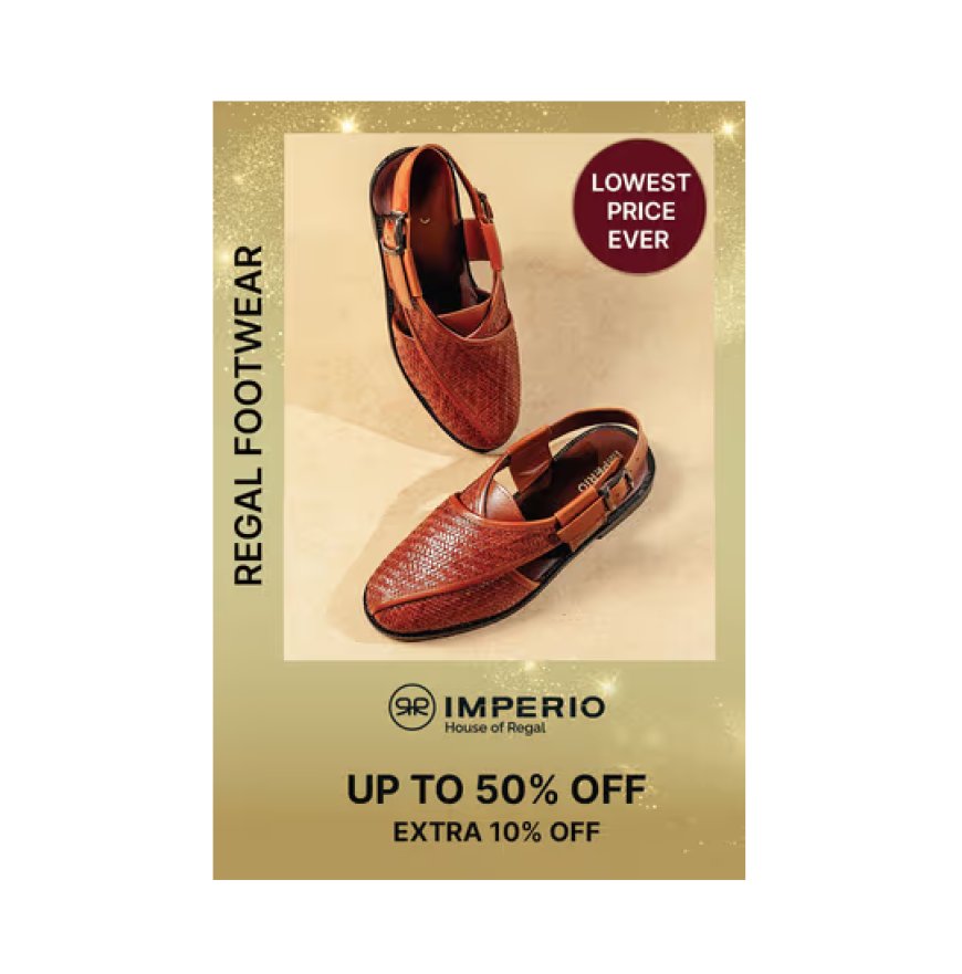 Up to 50% off + Extra 10% off on Imperio Footwear