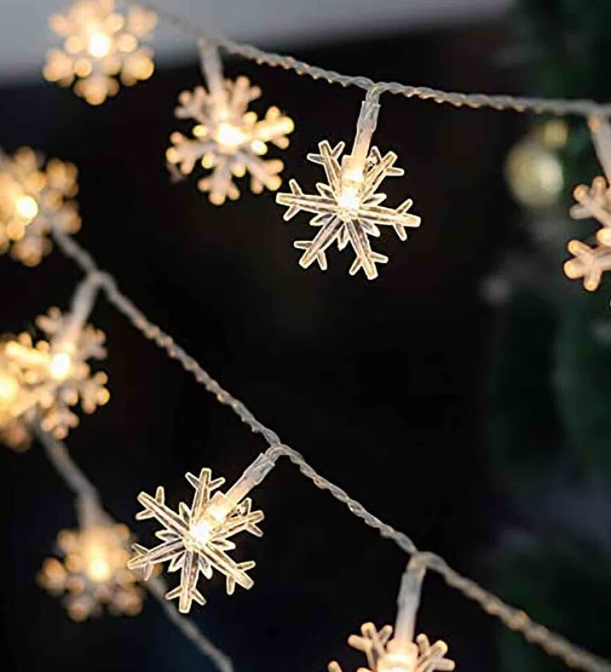 Snowflake Warm Yellow 5 Meter LED String Light At just Rs. 139 [MRP 699]