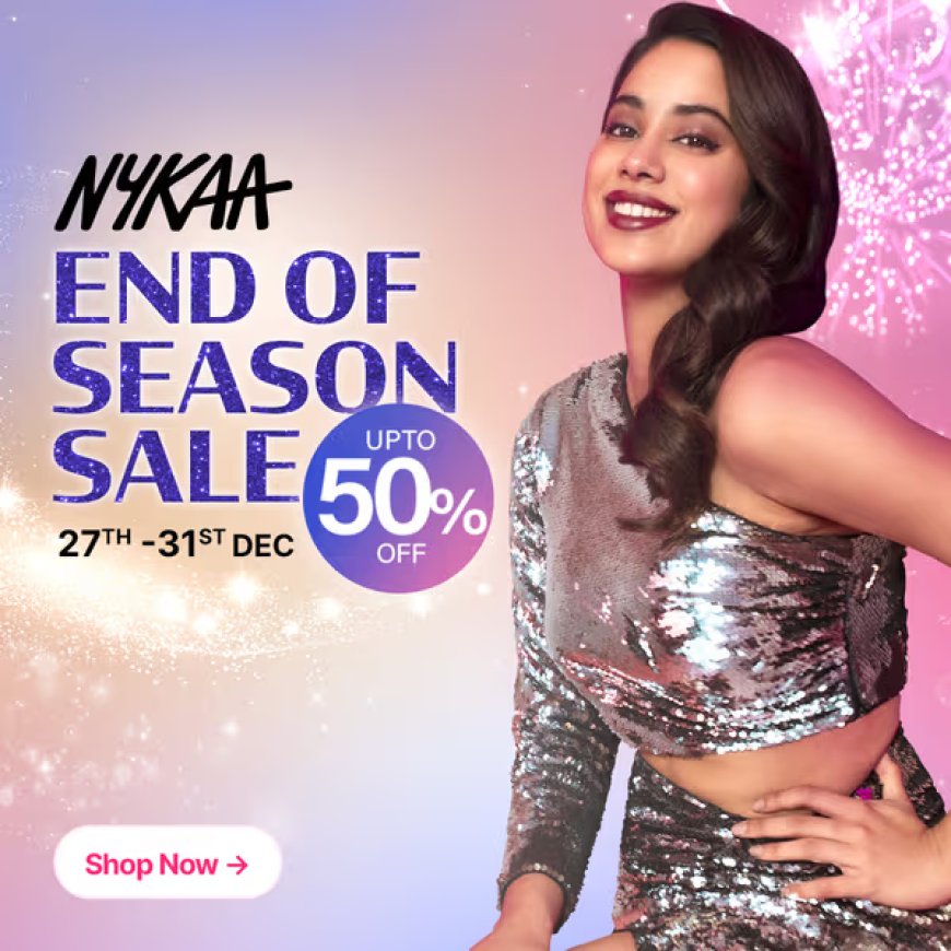 End Of Season Sale: Up to 50% off on Beauty products