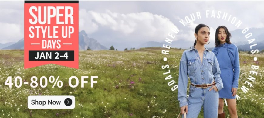 Super Style Up Days: 40-80% off on Women's Wear