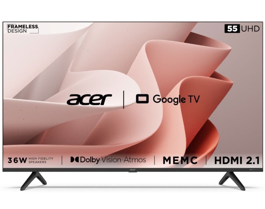 Acer Advanced I Series 55 inch 4K Ultra HD LED Smart Google TV At just Rs. 34,999 [MRP 59,999]