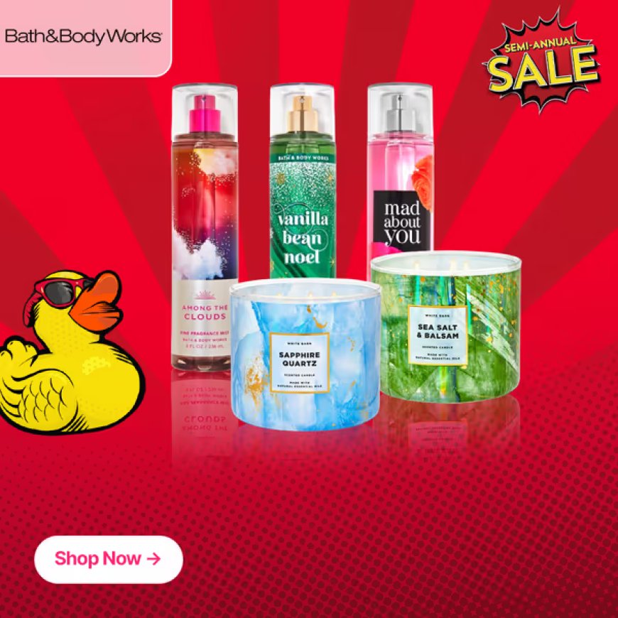 Get 50-70% off on Bath & Body Works products