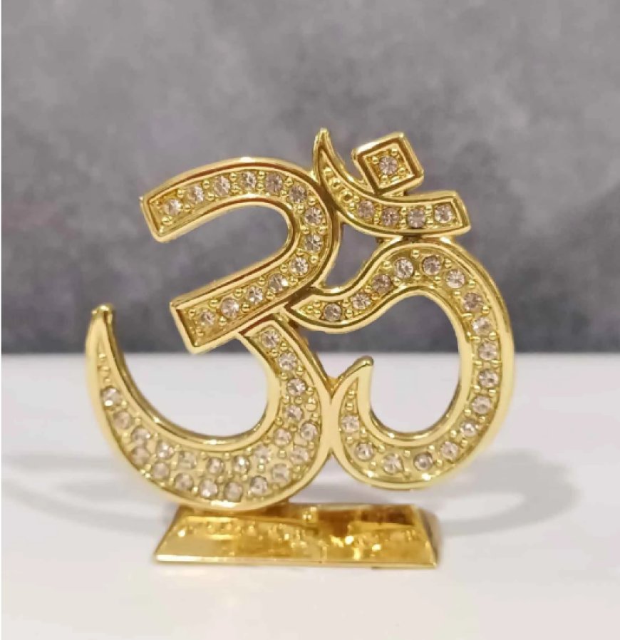 OM Copper & Gold Metal Religious Symbol At just Rs. 149 [MRP 699]