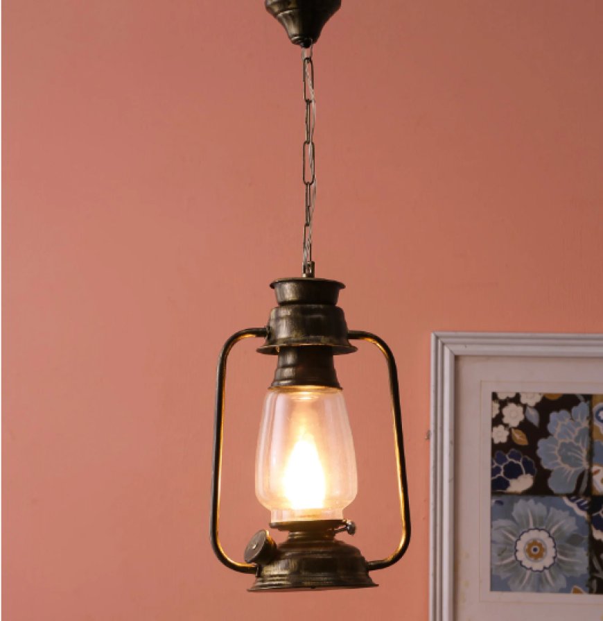 Bario Gold Metal Hanging Light At just Rs. 249 [MRP 899]