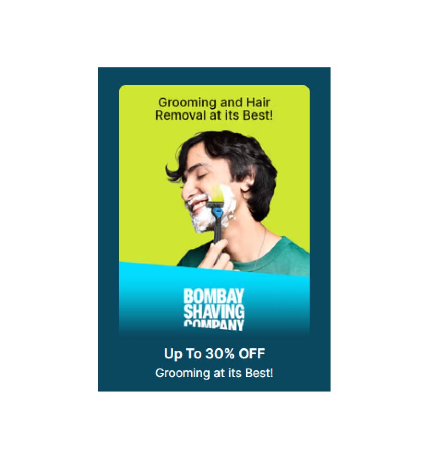 Up to 30% off on Bombay Shaving Company products