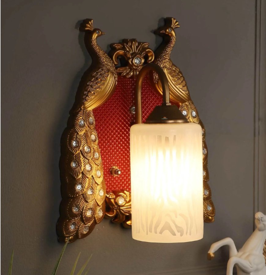 Amber Antique Gold PVC Novelty Wall Light At just Rs. 419 [MRP 2699]