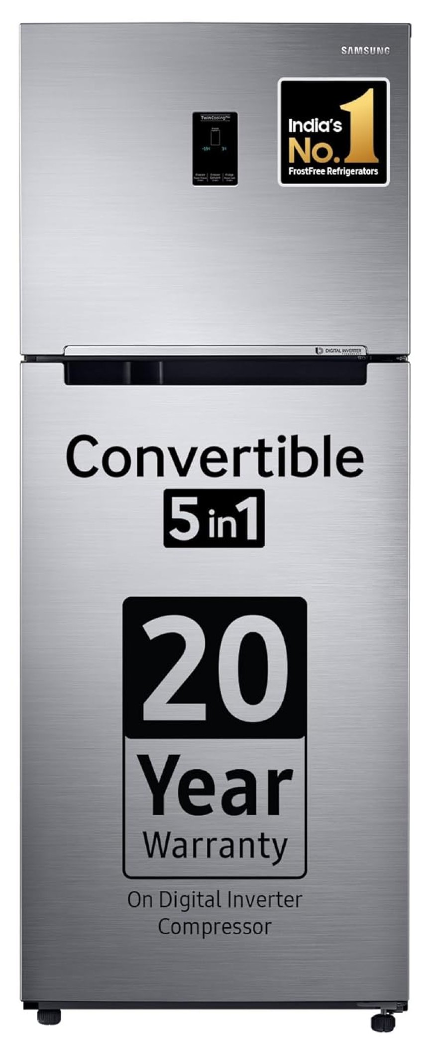 Samsung 363 L 2 Star Frost Free Double Door Refrigerator At just Rs. 40,490 [MRP 58,990]