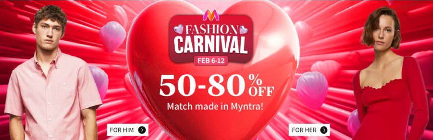 Fashion Carnival: 50-80% off on Fashion & Accessories