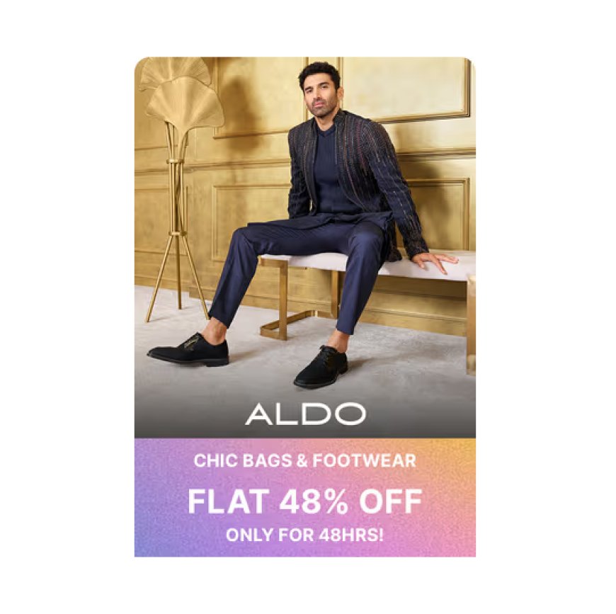 Flat 48% off on ALDO Brand