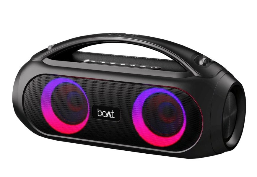 boAt Partypal 50 20W Bluetooth Speaker (Knight Black) At just Rs. 3999 [MRP 7990]