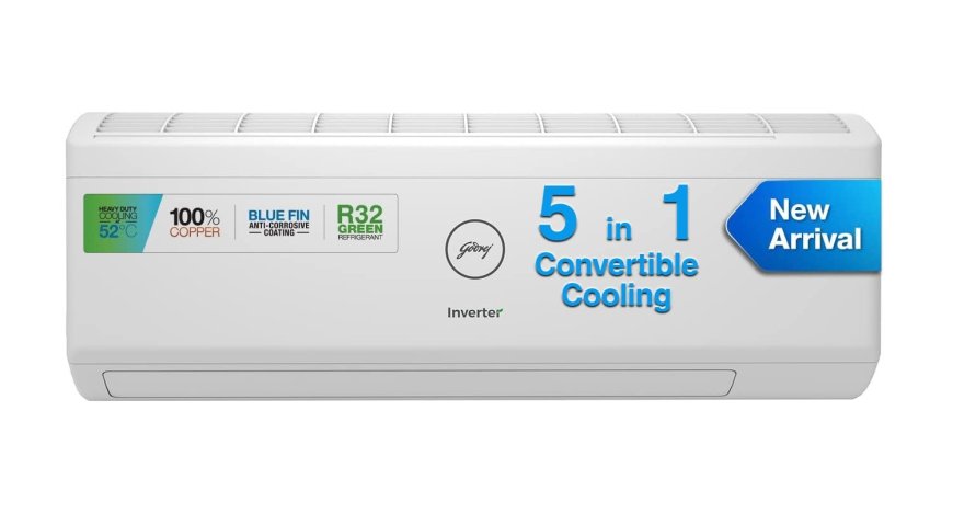 Godrej 1.5 Ton 5 Star 5-in-1 Convertible Cooling Inverter Split AC At just Rs. 36,990 [MRP 54,900]