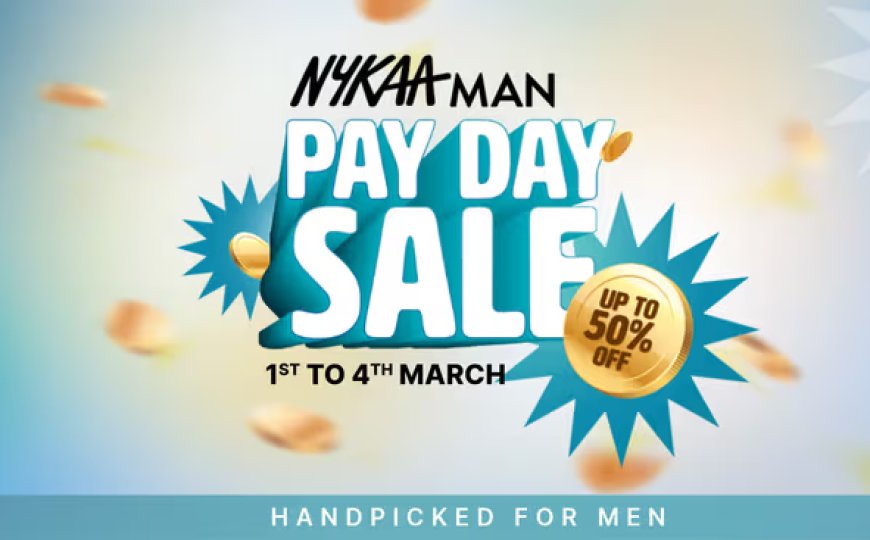 Nykaa Man Pay Day Sale: Up to 50% off on Grooming products