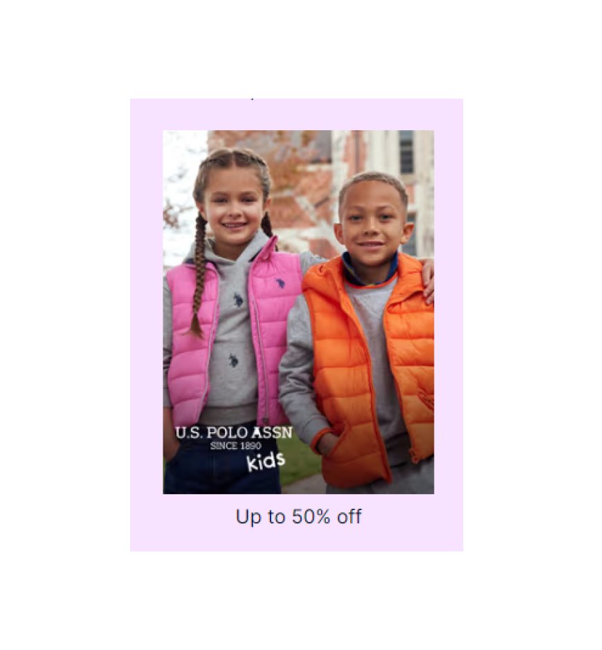 Up to 50% off on U.S. Polo Assn. Kids Brand