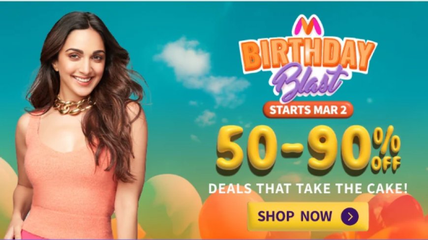 Myntra Birthday Blast: 50-90% off on Women's Wear