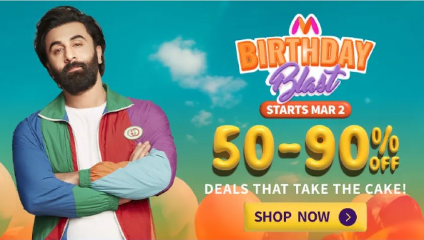 Myntra Birthday Blast: 50-90% off on Men's Wear