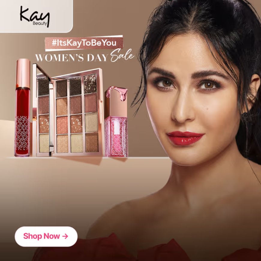 Up to 30% off + Free Eyeshadow Stick on Kay Beauty products