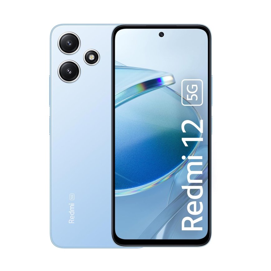 Redmi 12 5G (Pastel Blue, 6GB RAM, 128GB ROM) At just Rs. 12,999 [MRP 17,999]