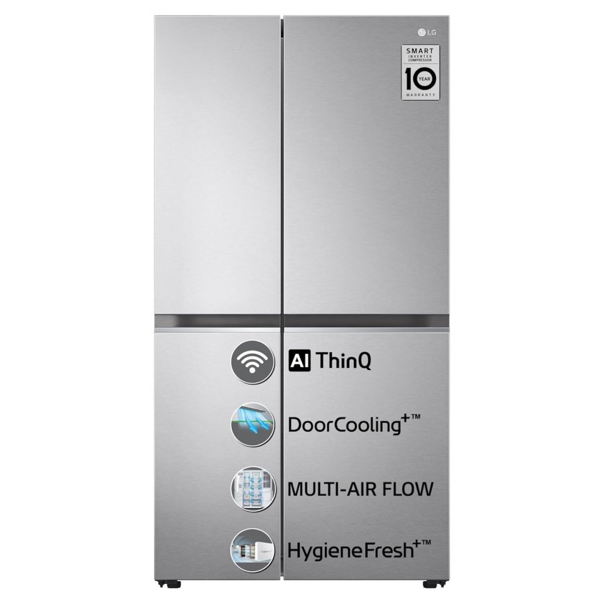 LG 833 L Wi-Fi Frost Free Side-By-Side Refrigerator At just Rs. 94,990 [MRP 1,59,999]