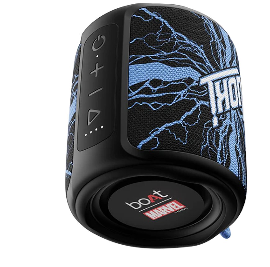 boAt Stone 350 Thor Edition 10 W Bluetooth Speaker (Electric Blue) At just Rs. 1699 [MRP 3490]