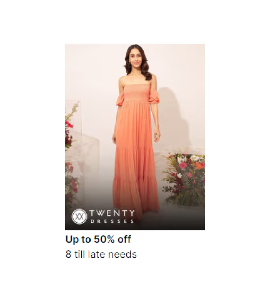 Up to 50% off on Twenty Dresses Brand