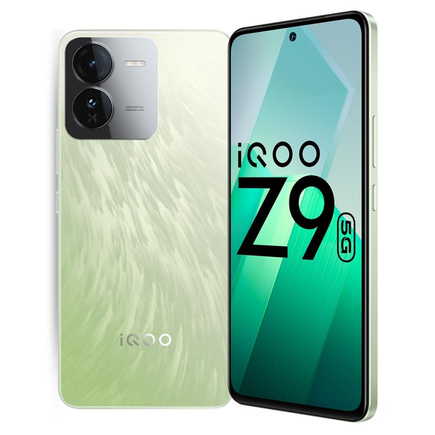 IQOO Z9 5G (Brushed Green, 8GB RAM, 128GB Storage) At just Rs. 19,999 [MRP 24,999]