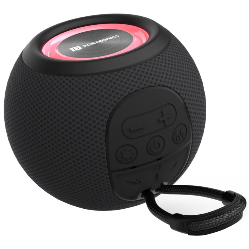 Portronics Resound 5 W Wireless Bluetooth Speaker (Black) At just Rs. 999 [MRP 1499]