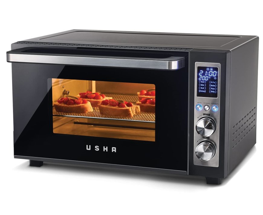 Usha Calypso 30 L Digital Air Fryer Oven Toaster Grill (OTG) At just Rs. 10,800 [MRP 15,990]