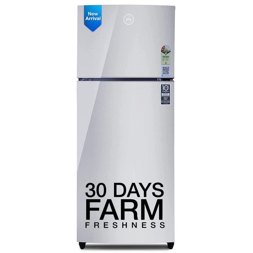 Godrej 233 L 2 Star Frost Free Double Door Refrigerator (Steel Glow) At just Rs. 21,290 [MRP 29,990]